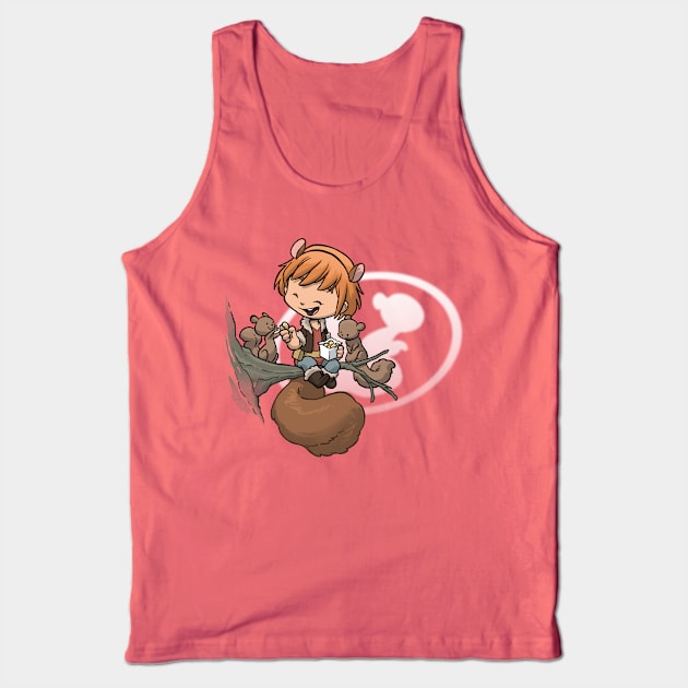 Fine Squirrely Friends Tank Top by Dooomcat